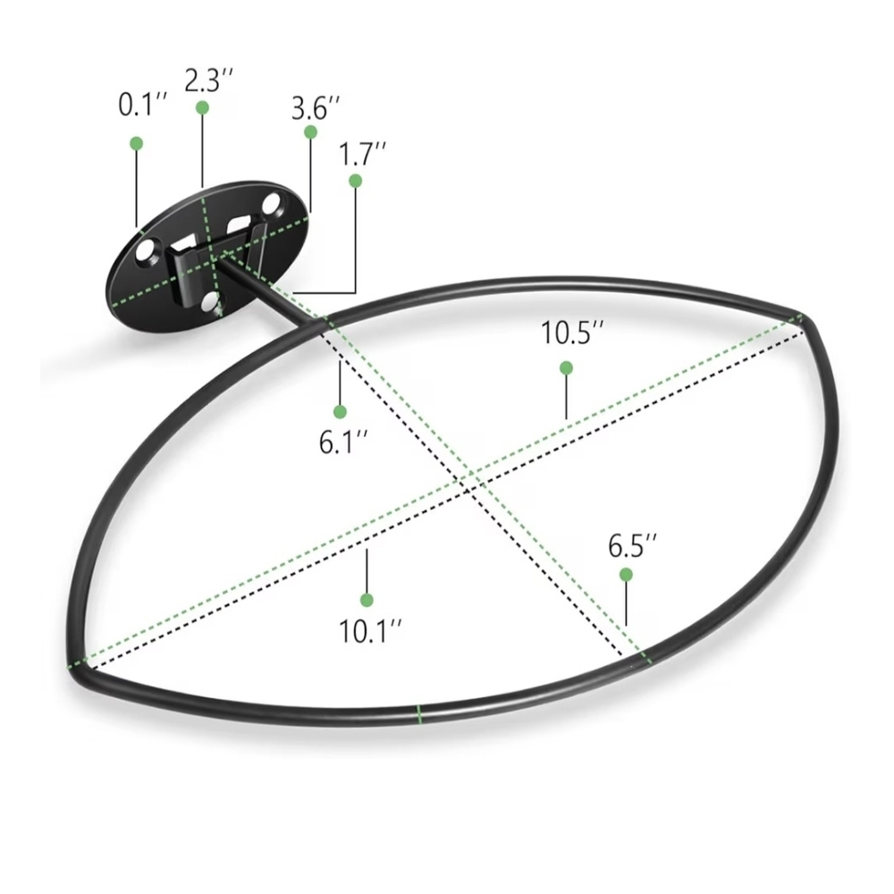 Football Wall Mount Display Rack- 2 Pack - Picture 3 of 6